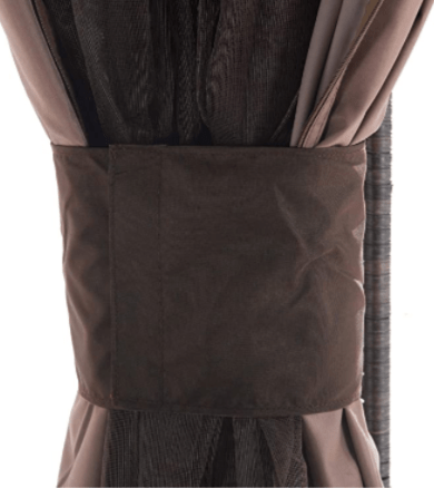 Original Replacement Curtain for Riviera Gazebo (10X12 Ft) L-GZ815PST Sold at BigLots, Khaki