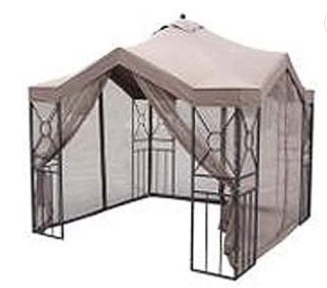 Deluxe Pagoda Gazebo Replacement Canopy Top Cover and Netting - RipLock 350