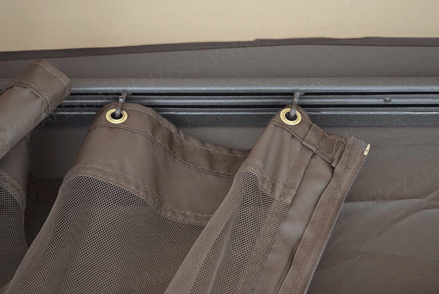 Plastic Slide J Hooks for Gazebo Curtains/Mosquito Netting/The Track of Lowe's Allen roth #GF-12S004B,TPGAZ1-002 Gazebo - Quantity of 36