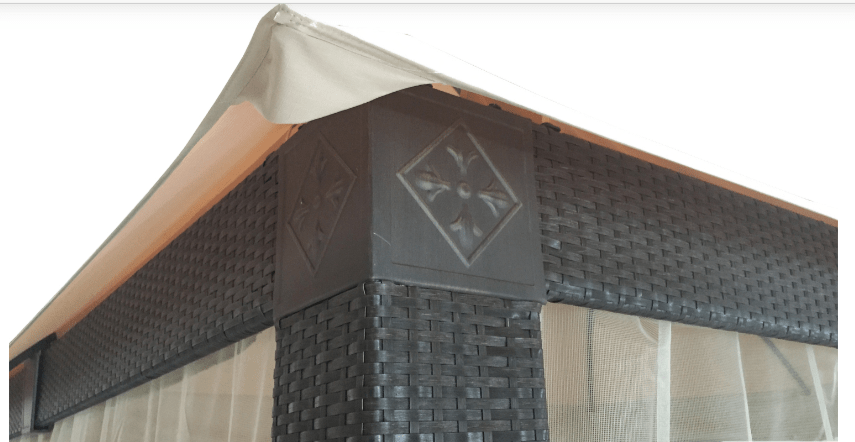 Replacement Canopy (Deluxe Version) For Revella Gazebo (10x12 FT) L-GZ806PST-A2 Sold At Sam's