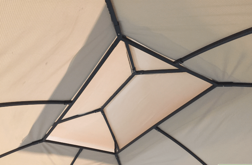 Replacement Canopy (Deluxe Version) For Revella Gazebo (10x12 FT) L-GZ806PST-A2 Sold At Sam's