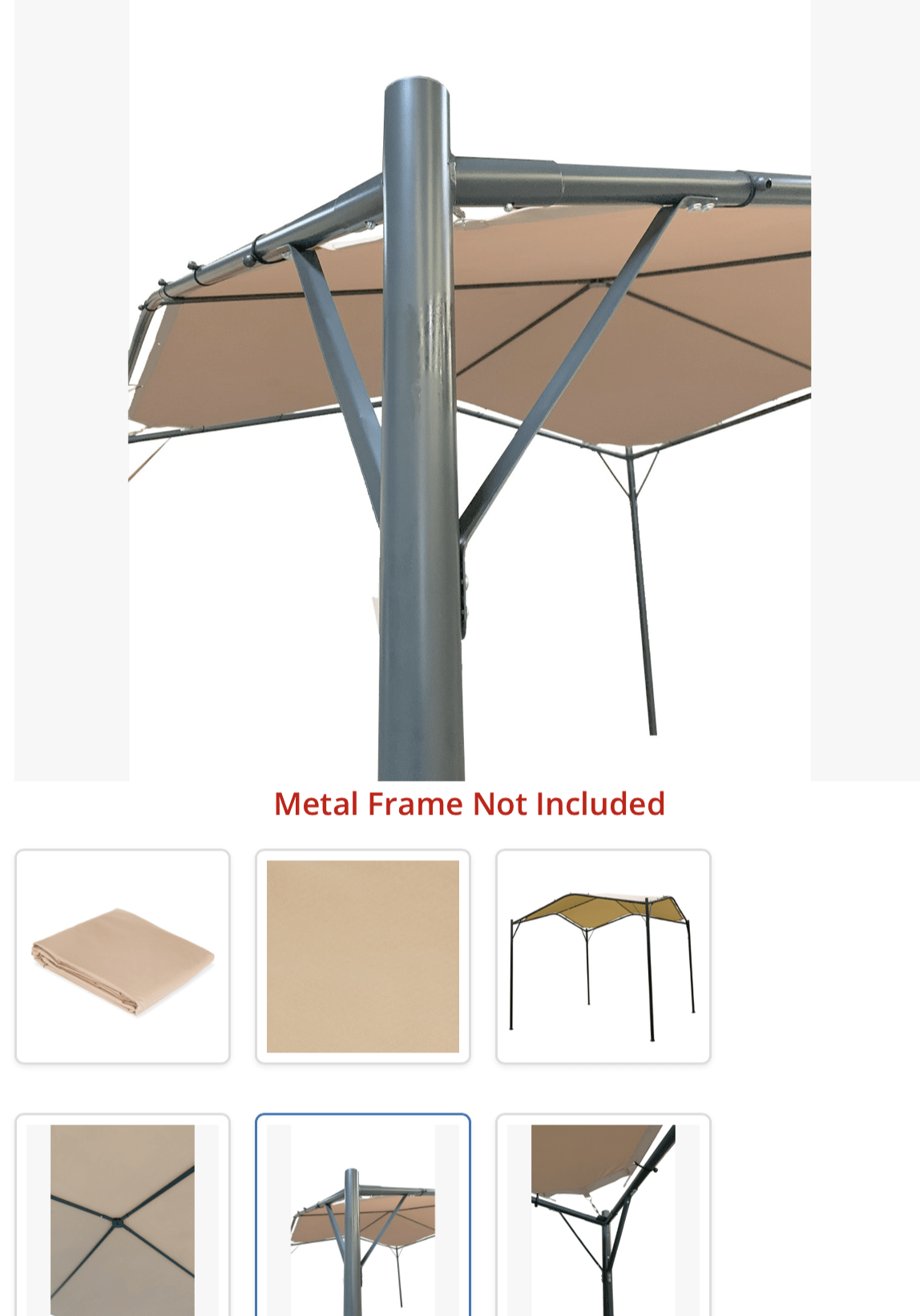 Replacement Canopy for Garden 12 x 12  Gazebo - Riplock 350