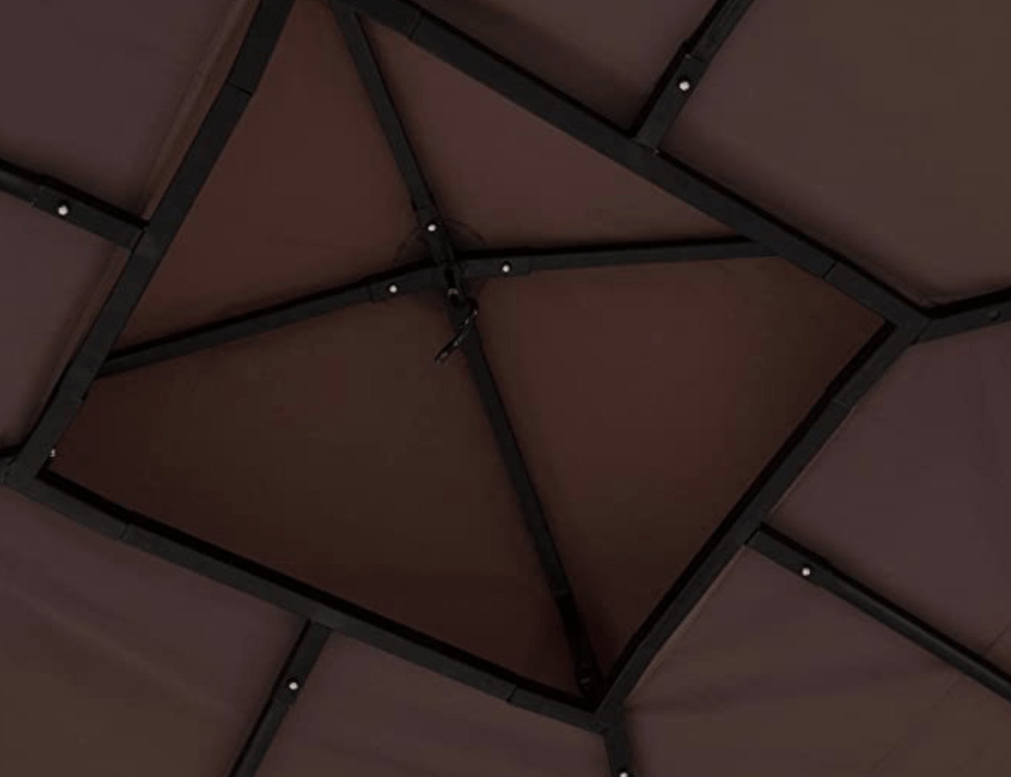 Replacement Canopy for South Hampton Gazebo (11x13 FT) L-GZ659PST-WV Sold at Big Lots, Brown
