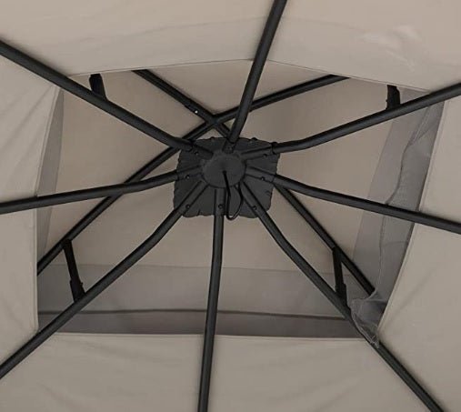 Replacement Canopy Top Cover Compatible with The A101012200 Gazebo - Riplock 350 - Slate Gray