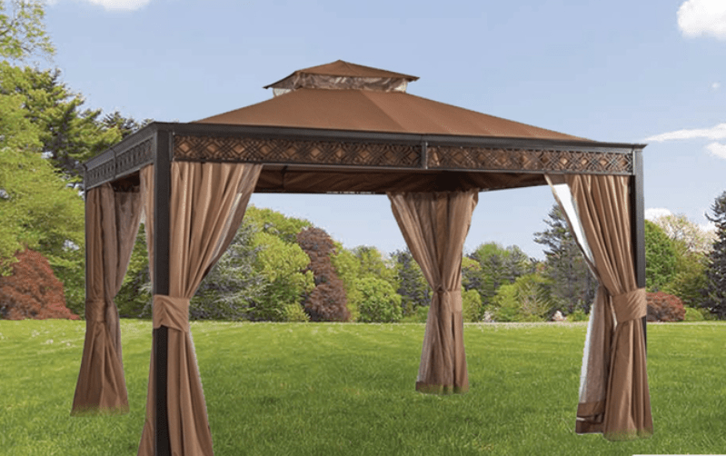 Replacement Privacy Curtain for Sunlake Gazebo - L-GZ1035PAL