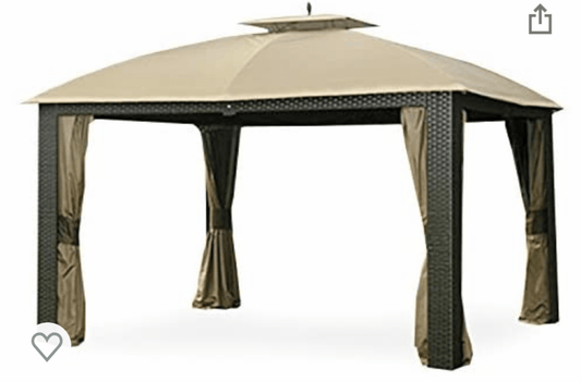 Premium Heavy Duty Replacement Canopy for 10x12 Wicker Dome Gazebo