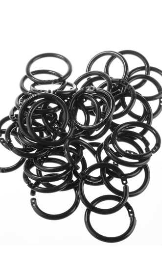 Gazebo Curtain snap rings 41mm set of 50