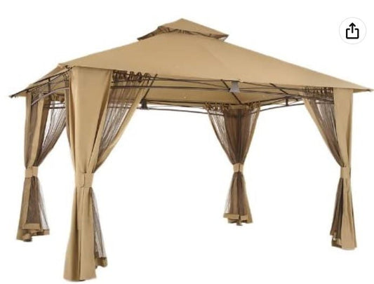 RIPLOCK Fabric - Replacement Canopy for The Watervale Gazebo 10' x 13'