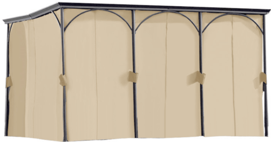Somerset Gazebo L-GZ212PCO-B Replacement Curtain Set Beige
