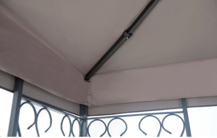 Sunjoy Khaki+Dark Brown+Capulet olive Replacement Canopy For Classic Scroll Gazebo (10X12 Ft) L-GZ288PST-4D Sold At Walmart CA