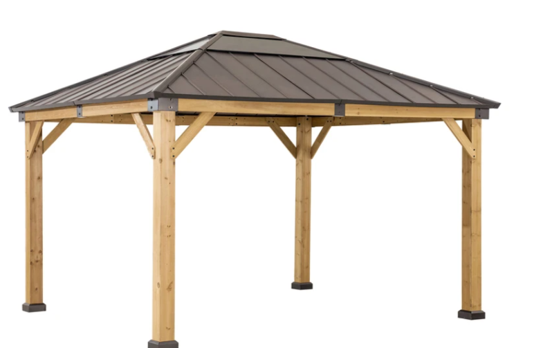 Replacement Universal Curtains for 12 ft. × 14 ft. Wood-Framed Gazebos (W/Curtain Tube)