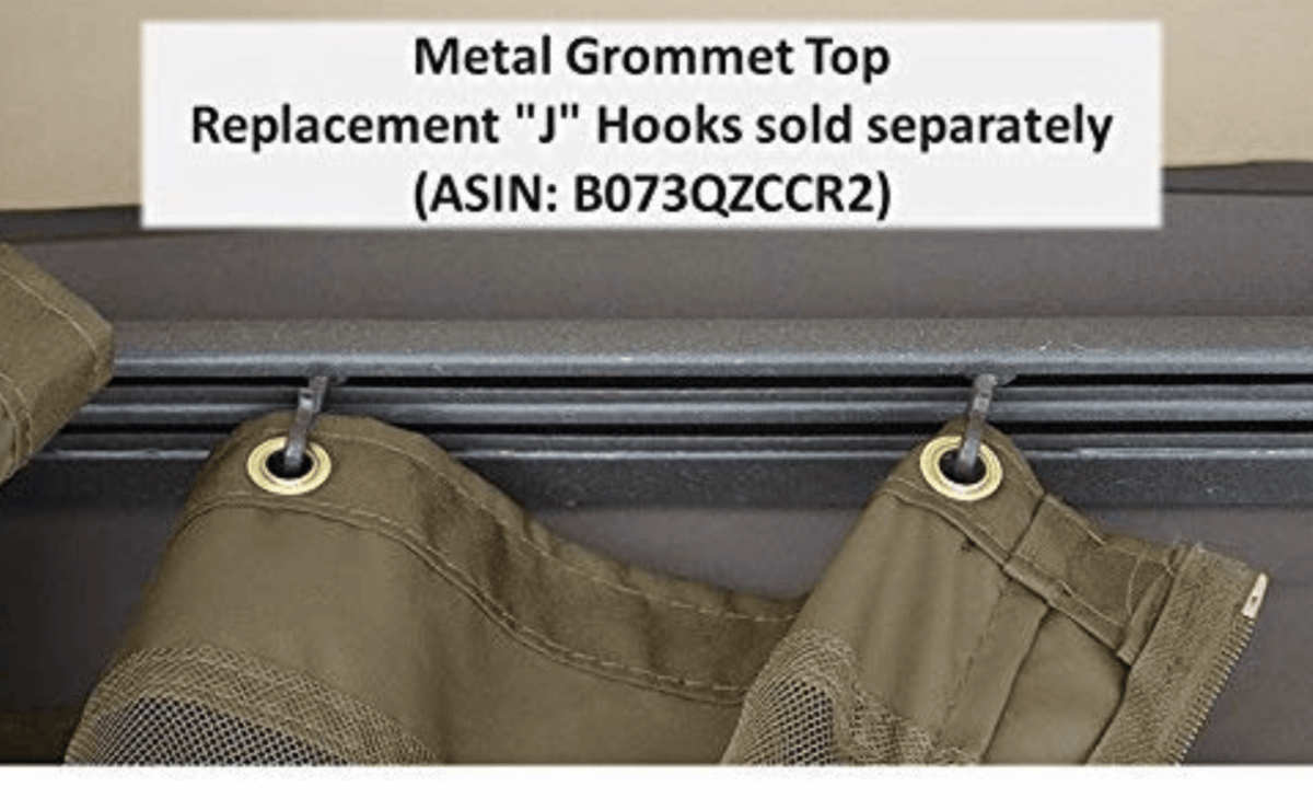 Universal 10 x12 Lowes Allen and Roth OEM full set gazebo curtains 4 ...
