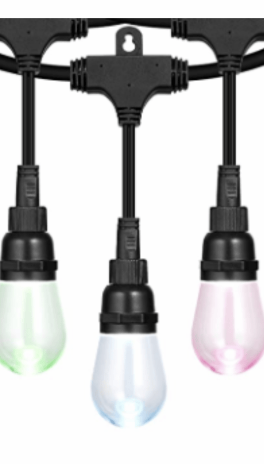 Waterproof LED 24ft Indoor Outdoor Commercial Grade Patio Lights Create Cafe Ambience in Your Home